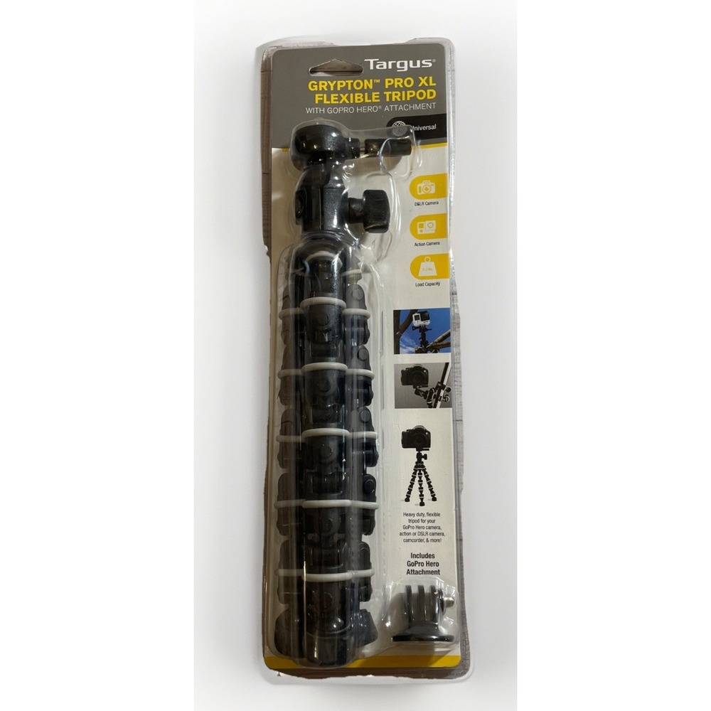 Targus Grypton Pro XL Flexible Tripod with GoPro Hero Attachment TG-GT80G-101